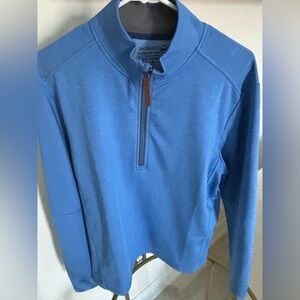 Vineyard Vines Men's Light Blue Zip-Up Sweater